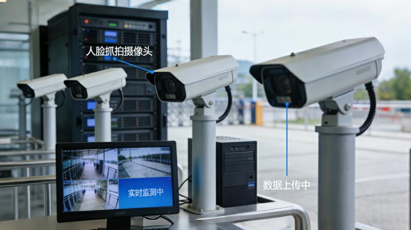 景区人脸抓拍系统架构图
